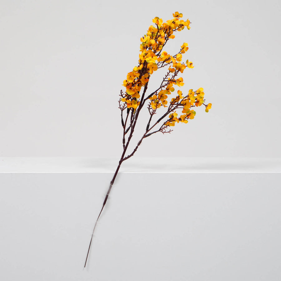 4 x Small Cherry Blossom Branches - Orange (50cm)