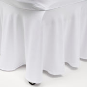 Princess White Lycra Chair Covers (190gsm) Skirt