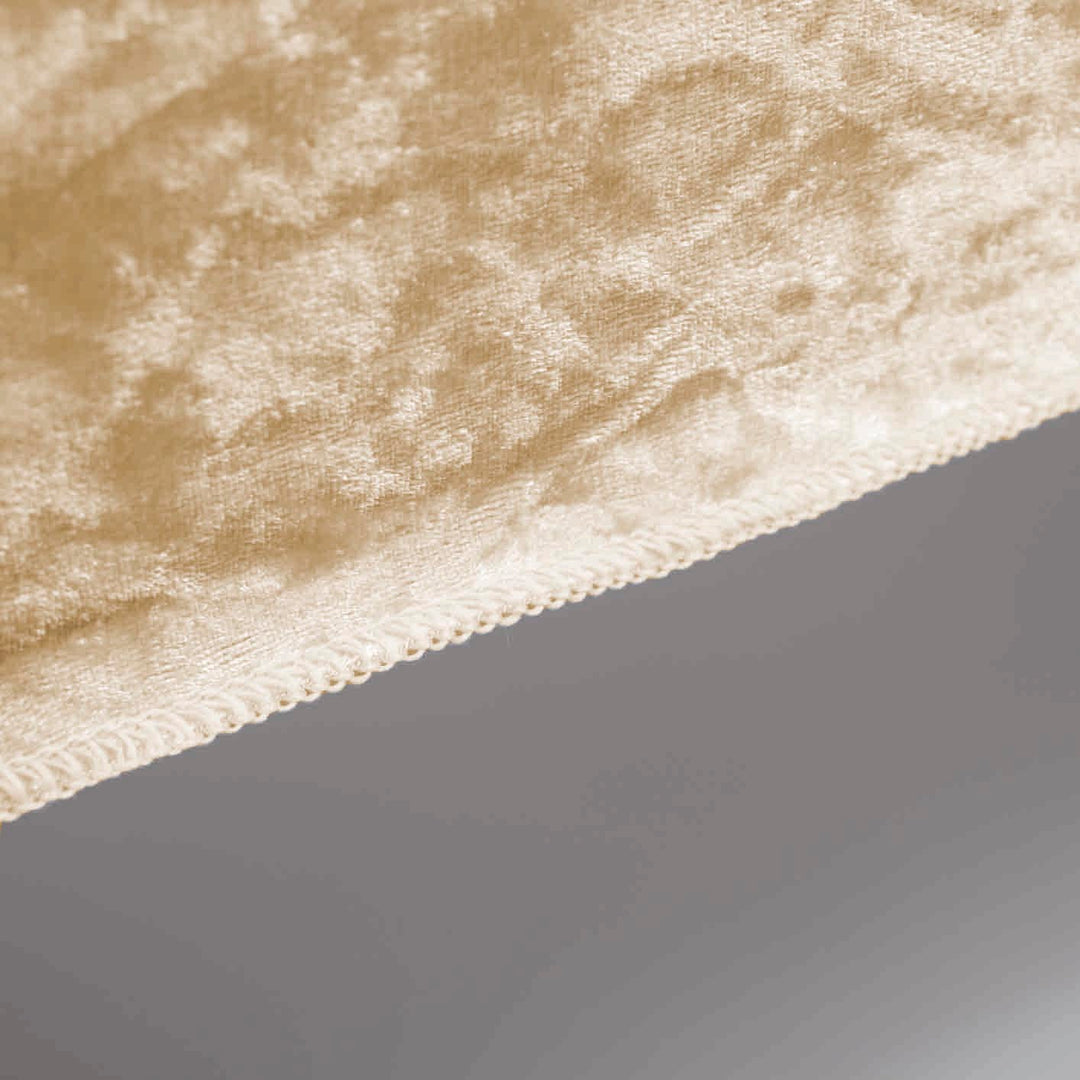 Gold Rectangle velvet tablecloth edging