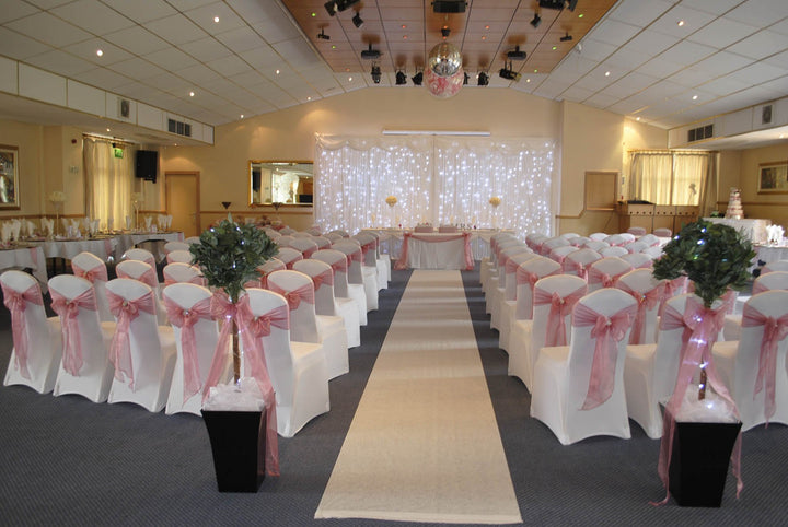 Hessian Roll -  Aisle Runner / Hessian Tablecloth / Bulk Hessian Fabric - 10m Length At Reception