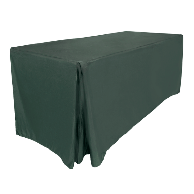 hunter green fitted tablecloth