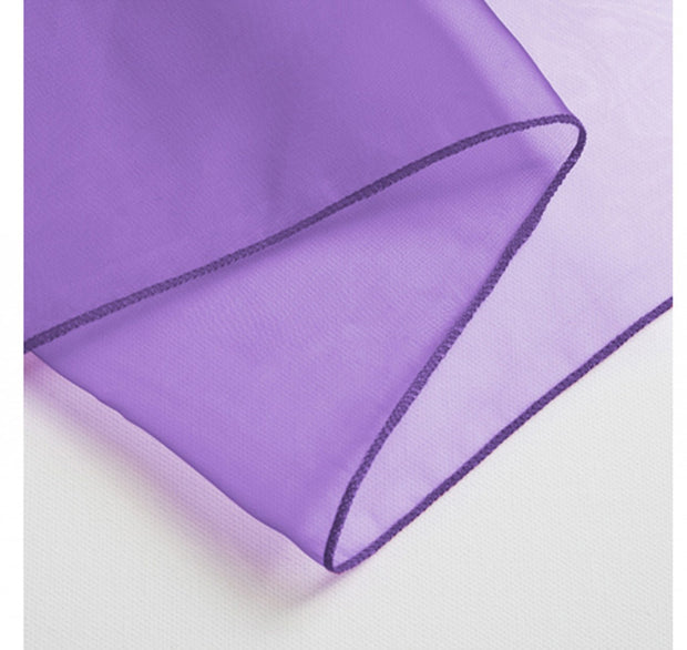 Organza Chair Sashes detail - Purple