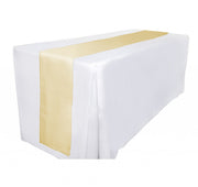 Organza Table Runners - Gold Table View