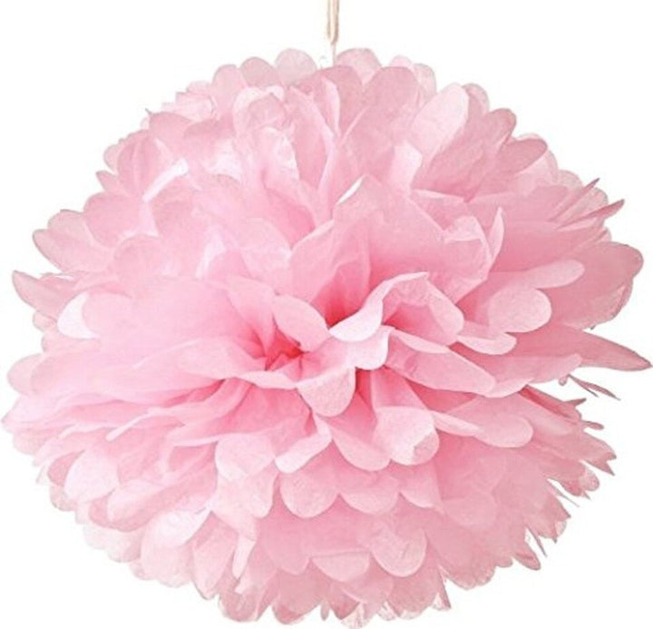 Paper Pom Poms - Light Pink (35cm)