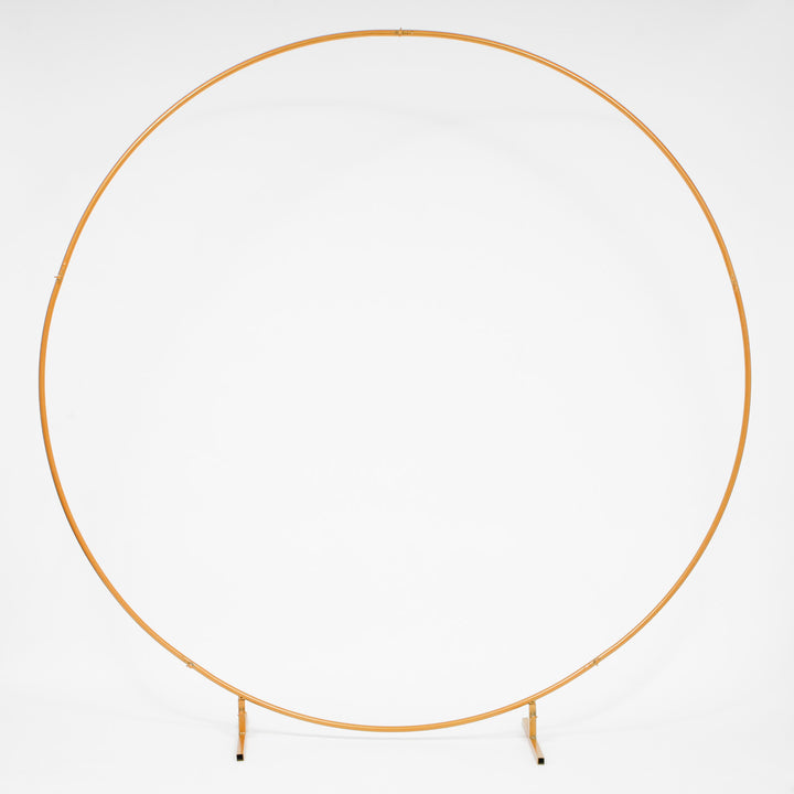 Round Wedding Arch / Flower Frame - Gold (2m)