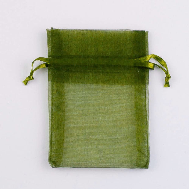 Organza Bags - Sage (10x15cm)