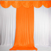 Orange Ice Silk Satin Backdrop Convertible Panels 1mx3m OPEN