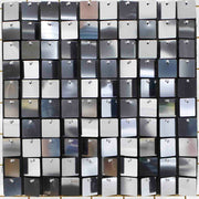 Sequin Shimmer Wall Backdrop Panels - Silver