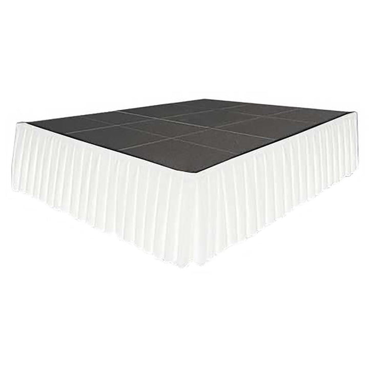 60cm High White Stage Skirting (3m) Large