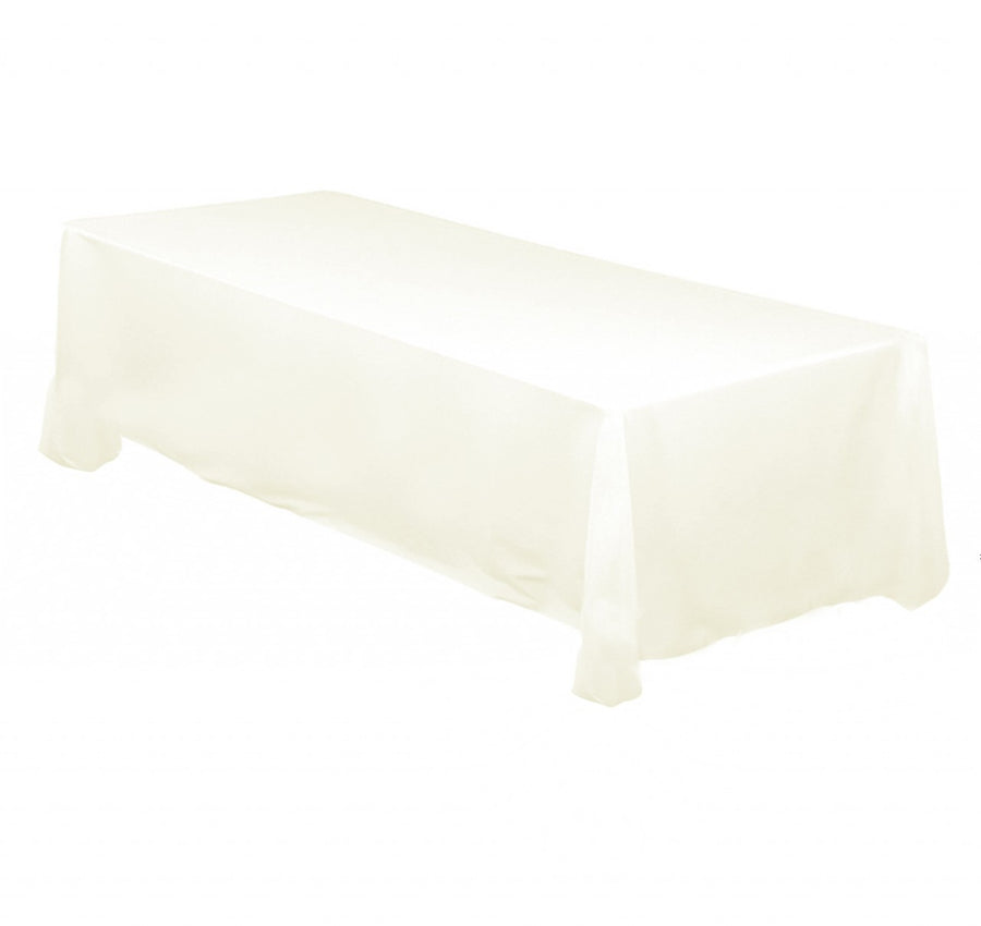 Ivory Rectangle Tablecloth (137x244cm)