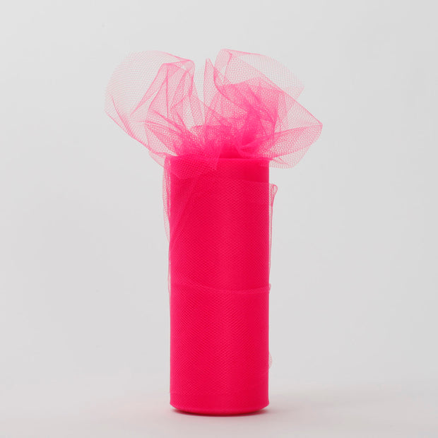 Hot Pink Tulle Fabric Roll Wedding Party Material