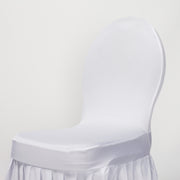 White Princess Lycra Chair Cover Wedding Event Party