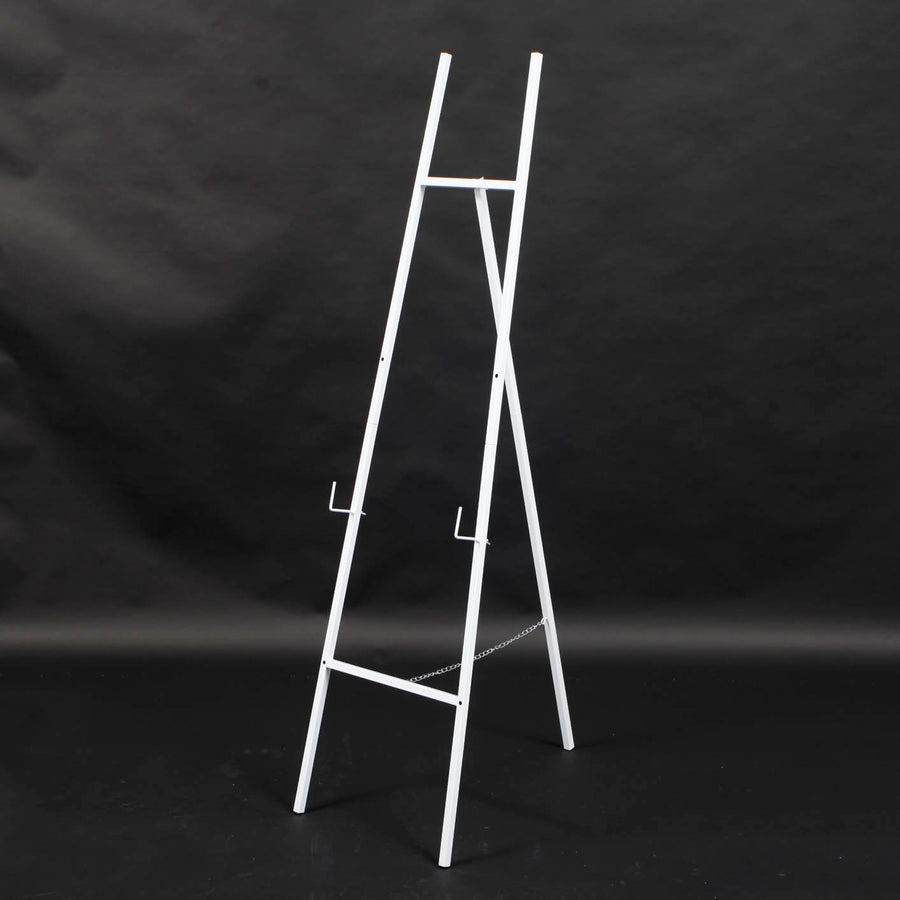 Height Adjustable White Wedding Easel - (146cm)