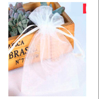 Organza Bags - White (9x12cm)