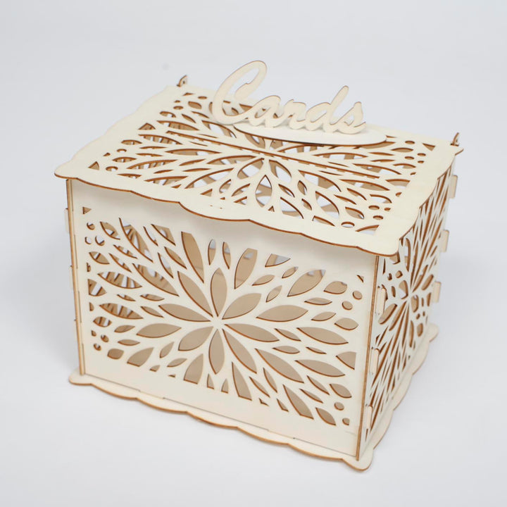 Wishing Well Wedding Card Box - Starburst Floral