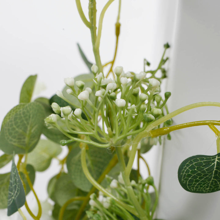 Eucalyptus, Silver Dollar Eucalyptus & Rose Garland Thick (2m)