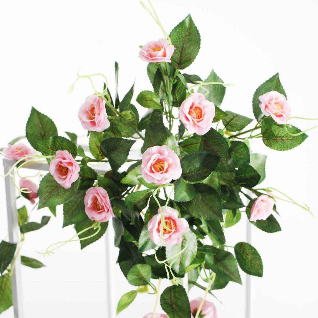 Pink Rose (3cm) Flower Waterfall Bouquet - Flower Bunch