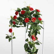 Artificial Red Rose Bouquet 3cm Flower On Flower Stand 2