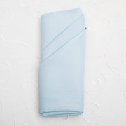 Cloth Napkins - Light Blue (50x50cm) with lovely fold style