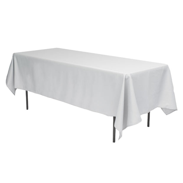 Silver Grey Rectangle Tablecloth (220cm x 330cm)
