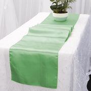 Satin Table Runners - Green